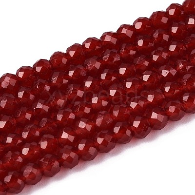 Imitation Jade Glass Beads Strands GLAA-T028-3mm-11A-1