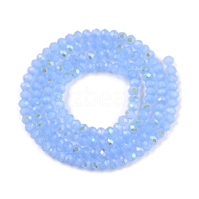Electroplate Glass Beads Strands EGLA-A044-J2mm-L03-1