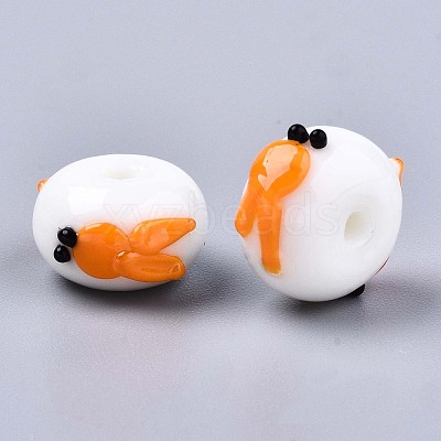 Handmade Bumpy Lampwork Beads LAMP-S194-004E-1