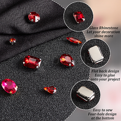 270Pcs 8 Styles Sew on Rhinestone RGLA-OC0001-48-1