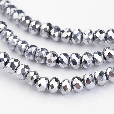 Electroplate Glass Bead Strands LS-EGLA-G014-2mm-FP03-1