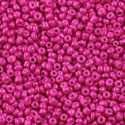 Baking Paint Glass Seed Beads SEED-S001-K24-1