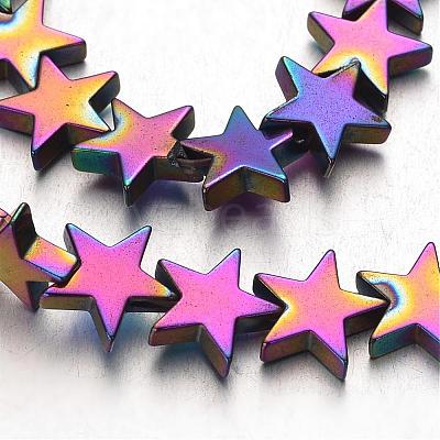 Electroplate Non-magnetic Synthetic Hematite Bead Strands G-F300-24D-02-1