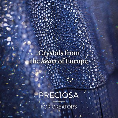 Preciosa® Crystal Hotfix Flatback Stones Y-PRC-HSS6-30050-1
