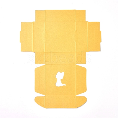 Foldable Kraft Paper Gift Boxes CON-WH0069-75C-1