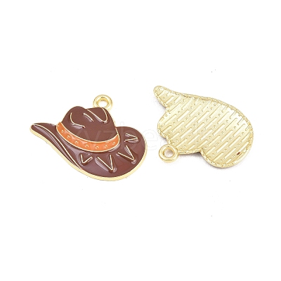 West Cowboy Theme Alloy Enamel Pendants ENAM-L056-01F-01-1
