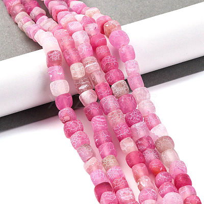 Natural Weathered Agate Beads Strands G-NH0038-01D-1