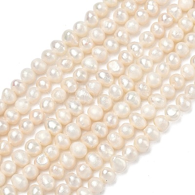 Natural Cultured Freshwater Pearl Beads Strands PEAR-L034-06A-1