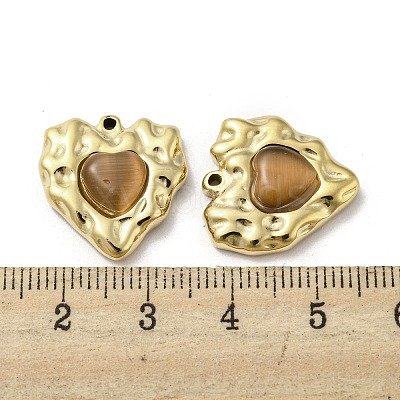 304 Stainless Steel Pendants STAS-L022-046G-1