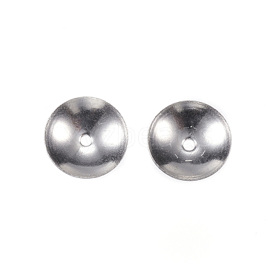 Tarnish Resistant 201 Stainless Steel Bead Caps STAS-F040-20E-P-1