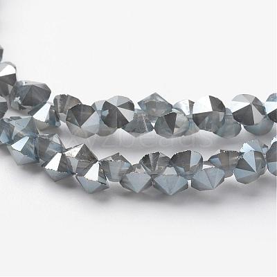 Electroplate Glass Bead Strands EGLA-J138-A-PL01-1
