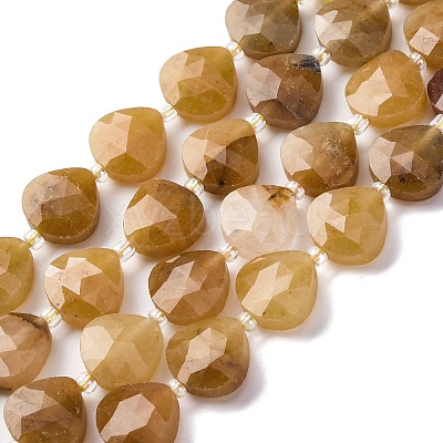 Natural Red Aventurine Beads Strands G-P570-E07-02-1
