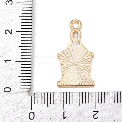 Valentine's Day Alloy Enamel Pendants ENAM-I084-01KCG-17-1