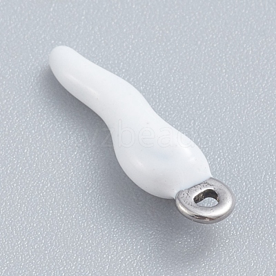 304 Stainless Steel Pendants STAS-I148-02P-10-1
