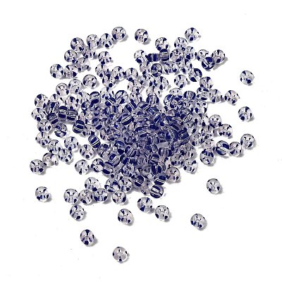 Transparent Stripe Glass Seed Beads LS-GLAA-NH0001-06J-1
