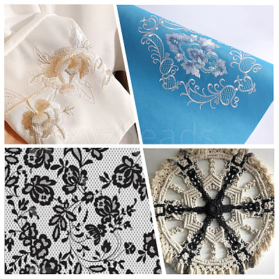 Polyester Embroidery Threads for Cross Stitch SENE-CY0001-07B-02-1