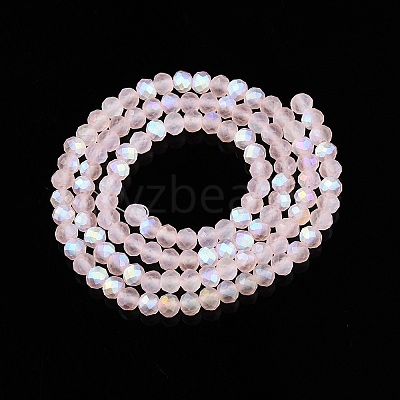 Transparent Glass Beads Strands EGLA-A044-T3mm-MB22-1
