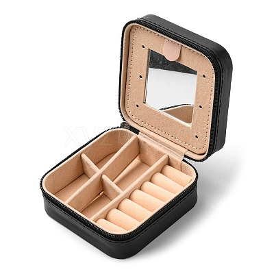 Sqaure PU Leather Jewelry Box PAAG-PW0012-07E-1