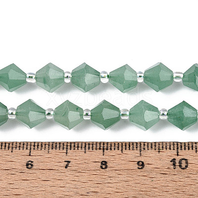 Natural Green Aventurine Beads Strands G-T144-23A-03-1