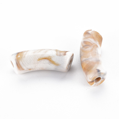 Opaque Acrylic Beads OACR-Q181-001F-1