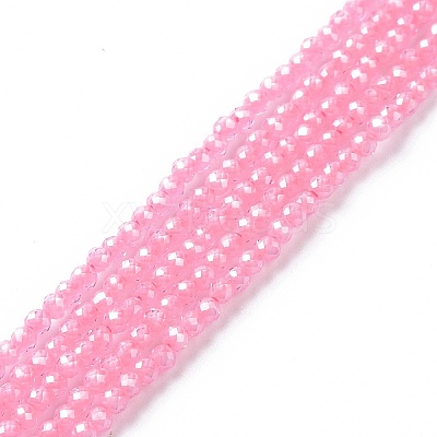 Cubic Zirconia Beads Strands G-F596-48G-2mm-1