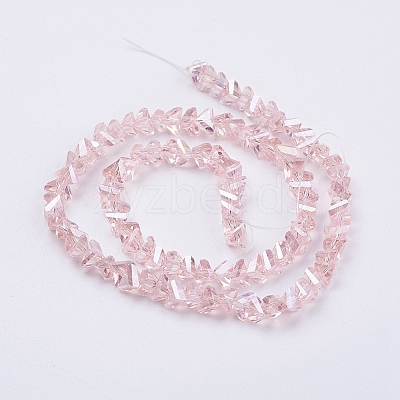 Electroplate Glass Beads Strands X-EGLA-J146-6mm-AB02-1