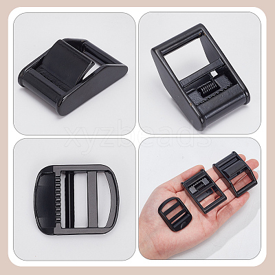 2Pcs 304 Stainless Steel Buckle Clasps STAS-WR0001-06EB-1