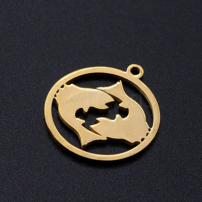 201 Stainless Steel Pendants STAS-S105-JN363-12-1
