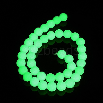 Synthetic Luminous Stone Beads Strands LS-G-L582-01C-1