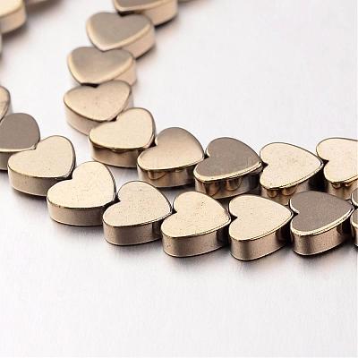 Electroplate Non-magnetic Synthetic Hematite Bead Strands G-F300-23C-06-1