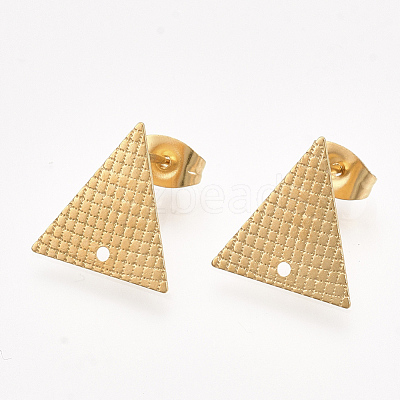 304 Stainless Steel Stud Earring Findings STAS-S079-69A-1