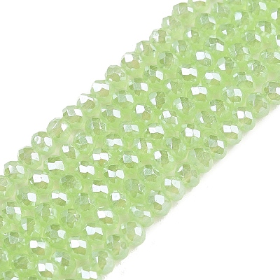 Electroplate Glass Beads Strands EGLA-A044-J2mm-A08-1