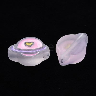 Transparent Acrylic Beads MACR-S374-02B-07-1