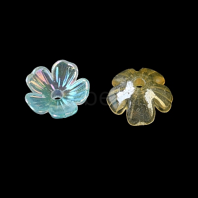 Acrylic Bead Caps OACR-G057-01B-1
