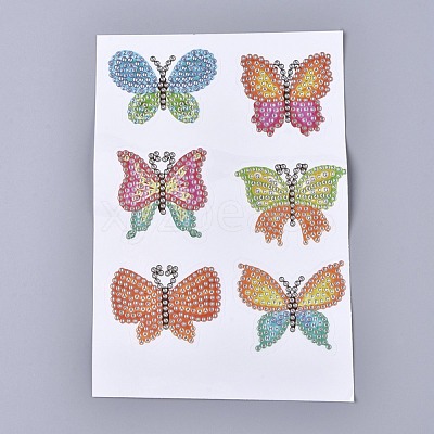 DIY Diamond Painting Stickers Kits For Kids DIY-F051-04-1