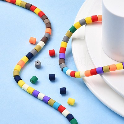 Polymer Clay Bead Strands X-CLAY-T001-C28-1