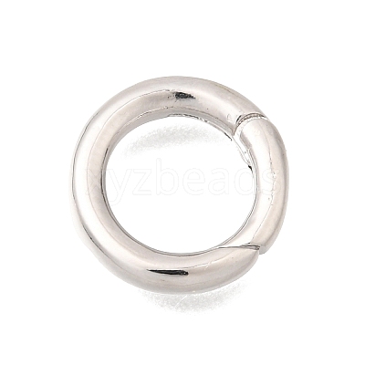 Brass Spring Gate Rings KK-C255-06P-1