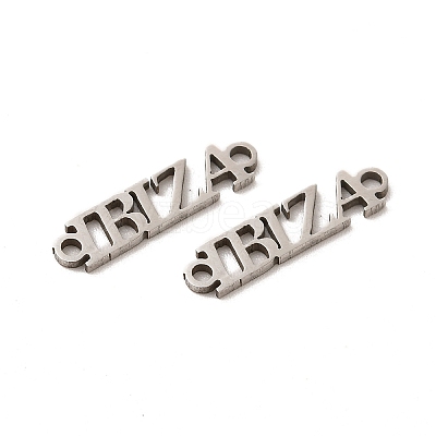 Non-Tarnish 201 Stainless Steel Connector Charms STAS-K251-078P-1