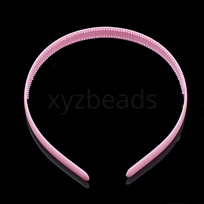 Hair Accessories Plain Plastic Hair Band Findings OHAR-N005-01E-1