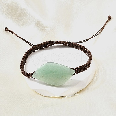 Natural Gemstone Beads Braided Bead Bracelets BJEW-Q070-01-1