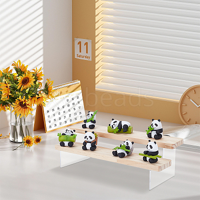 2-Tier Acrylic Model Toy Assembled Holder Display Riser ODIS-WH0025-205A-1