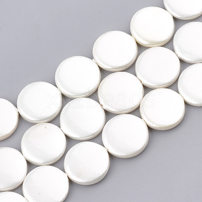 Spray Paint Freshwater Shell Beads SHEL-S274-10C-1