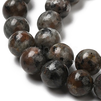 Natural Fluorescent Syenite Rock(Glow under UV Light) Beads Strands G-K340-A05-04-1