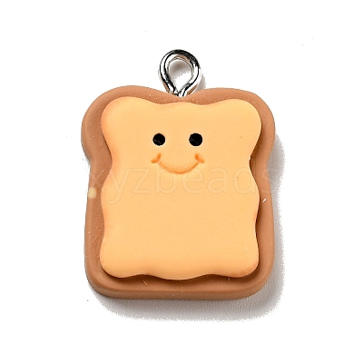Opaque Resin Pendants X-RESI-G043-D01-1