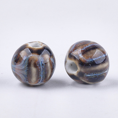 Handmade Porcelain Beads PORC-S498-24M-1