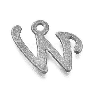 Alloy Letter Pendants LS-PALLOY-J718-01C-W-1
