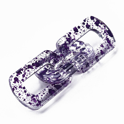 Transparent Acrylic Linking Rings OACR-N009-017A-08-1