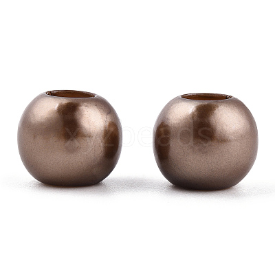 ABS Plastic Imitation Pearl European Beads MACR-R530-12mm-A46-1