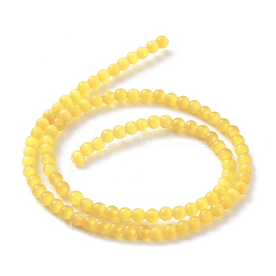 Cat Eye Beads Strands CE-F022-4mm-03-1