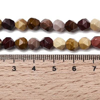 Natural Mookaite Beads Strands G-Z119-A07-01A-1